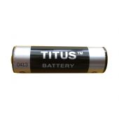 Titus ER14335-AX 1650mAh 3.6V Lithium Thionyl Chloride (LiSOCI2) Button Top Battery with Axial Leads - Bulk