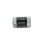 Titus ER14250M 1/2 AA LiSOCI2 Spiral Wound Button Top Battery - Bulk