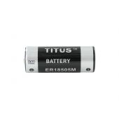 Titus ER18505M A Spiral Wound Button Top Battery - Bulk
