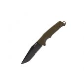 SOG Trident FX - Partially Serrated - OD Green