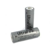 Ultrafire 18500 1600mah 3.7v PROTECTED BUTTON TOP  Rechargeable Lithium Battery 