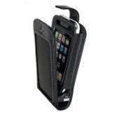 Wagan 2561 Exec Duo-Solar iPhone Charger / Leather Case