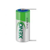 Xeno XL-055F-T2 2/3AA 1650mAh 3.6V Lithium Thionyl Chloride (LiSOCI2) Battery with T2 Pins - Bulk
