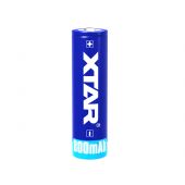 Xtar INR 14500 800mAh 3.7V Unprotected Lithium Ion (Li-ion) Button Top Battery - Boxed