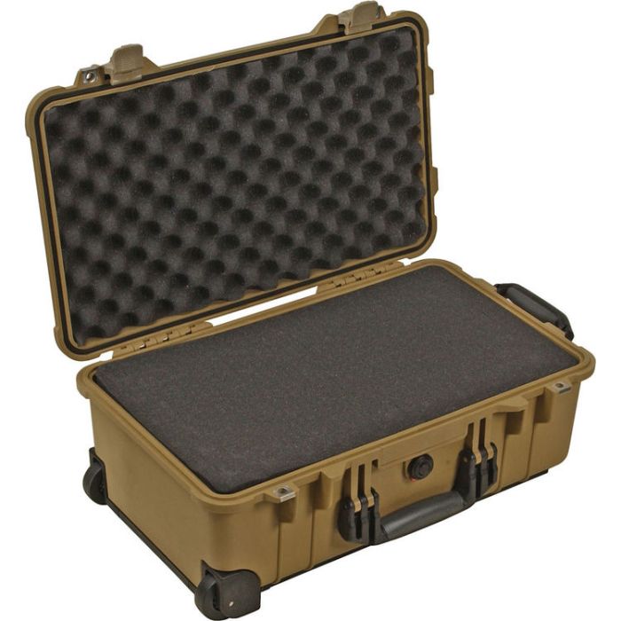 Pelican 1510 Carry-On Case with Pick & Pluck Foam - Desert Tan