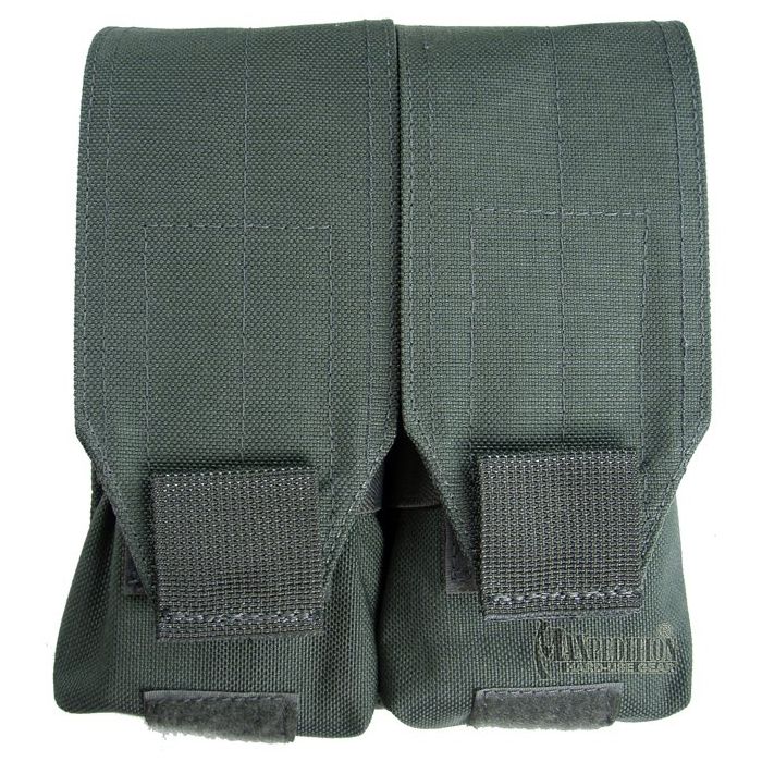 Maxpedition Double Stacked M4/M16 30Rnd (4) Pouch - 1438F - Foliage Green
