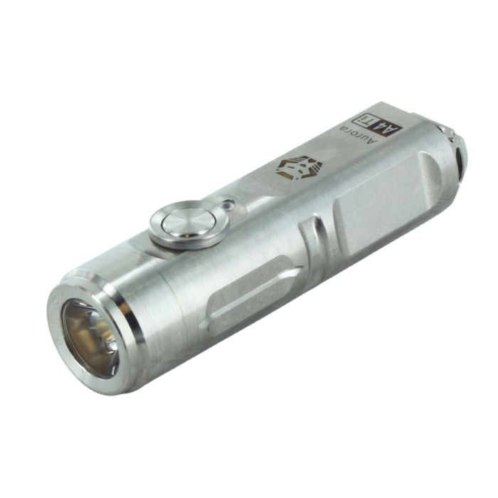 RovyVon Aurora A4 LED Keychain Flashlight - Titanium