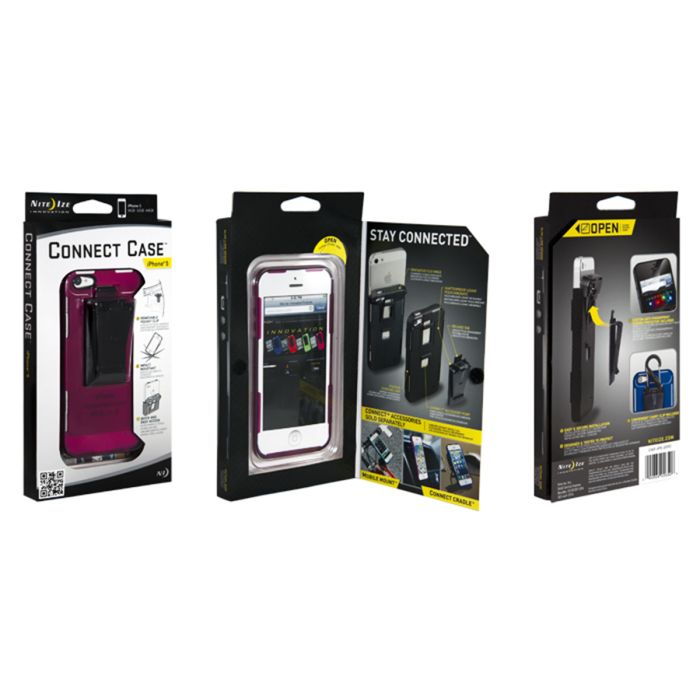 NiteIze iPhone 5 Connect Case - Translucent Cranberry