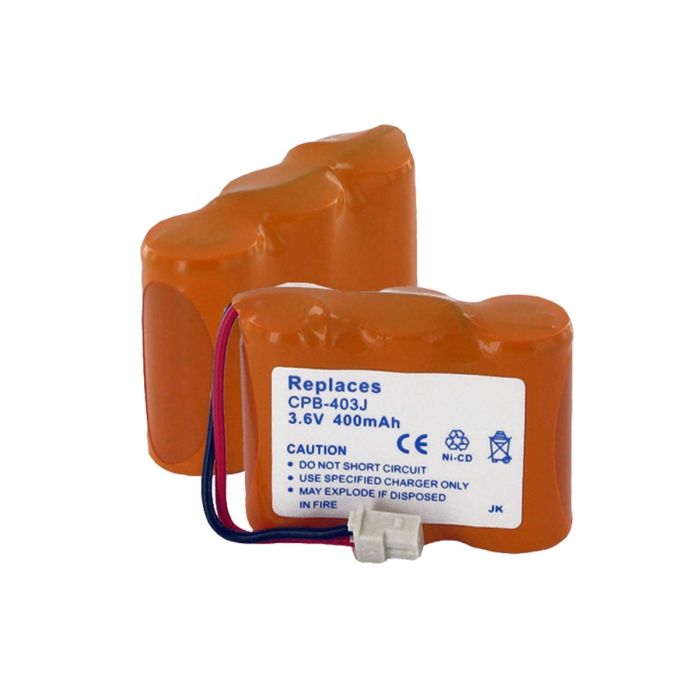 3 x 2/3 AA NiCd Battery Pack 400mAh / J Connector