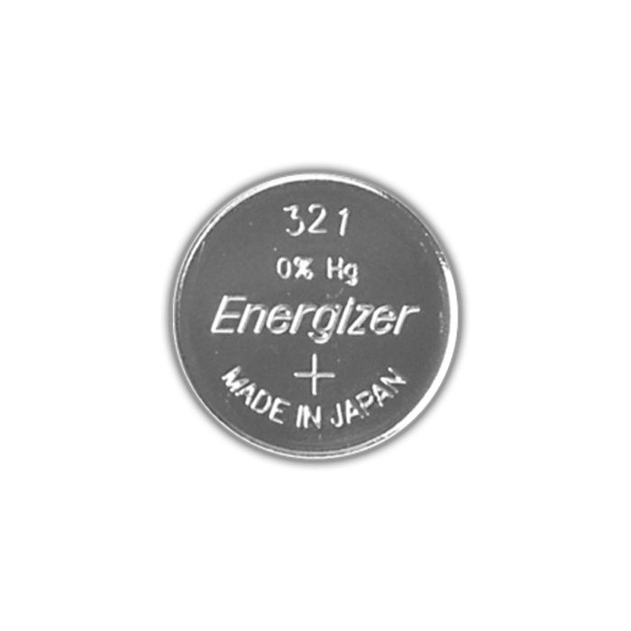Energizer 321 Silver Oxide Coin Cell Battery - 15mAh  - 1 Piece Bulk