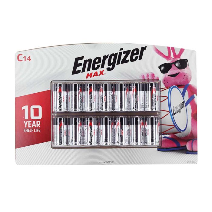 Energizer Max E93 C-cell - 14 Piece Retail Card
