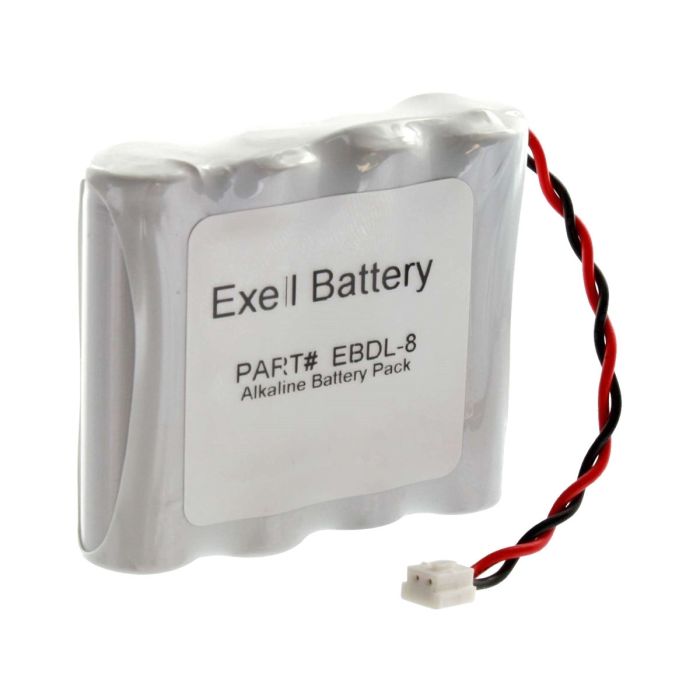 Exell EBDL-8 6V Door Lock Battery Pack for A28110, A28100 and 884952