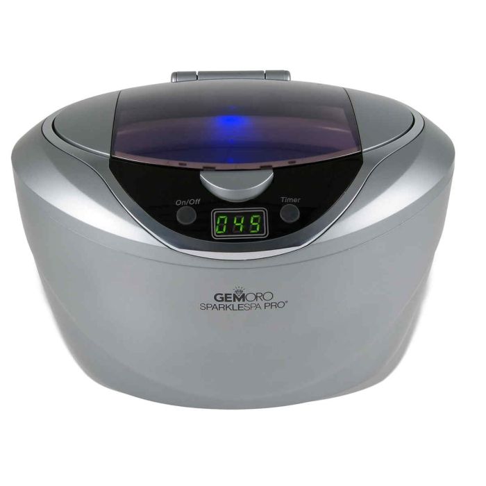 GemOro Sparkle Spa Pro - Personal Ultrasonic Cleaner - Slate