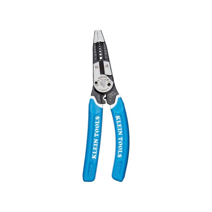 klein tools k12065cr kurve heavy duty wire stripper, vertical