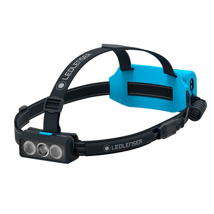 Ledlenser 502715 NEO9R Rechargeable LED Headlamp - Black and Blue
