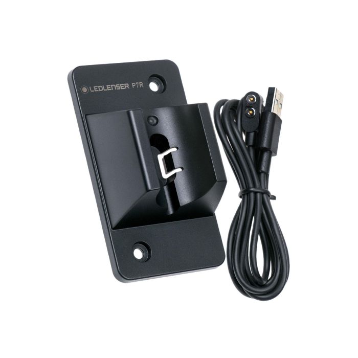 ledlenser 880599 wall mount type b with included magnetic charging cord