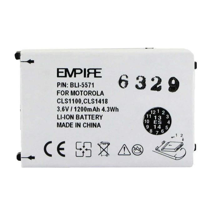 MOTOROLA SNN5571B 3.6V 1200MAH LI-ION