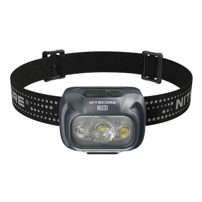 Nitecore NU31 USB-C Rechargeable LED Headlamp - Grey