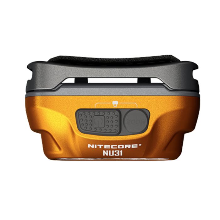 Nitecore NU31 USB-C Rechargeable LED Headlamp - Orange