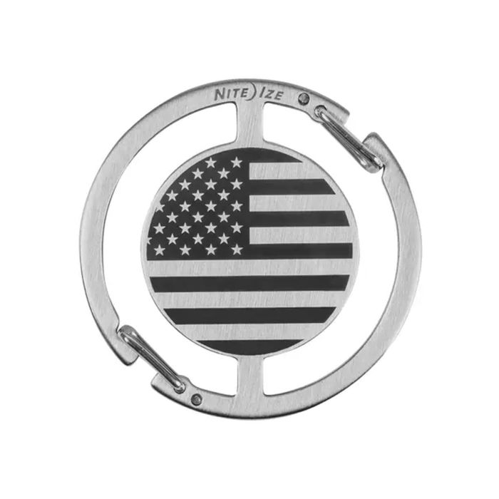 Nite Ize Medallion USA Flag Key Carabiner