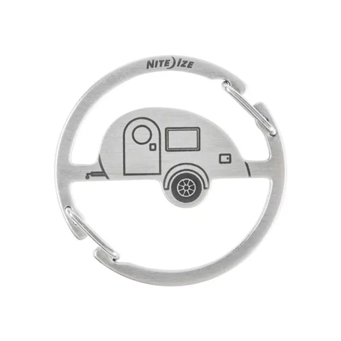Nite Ize Medallion Teardrop Camper Key Carabiner