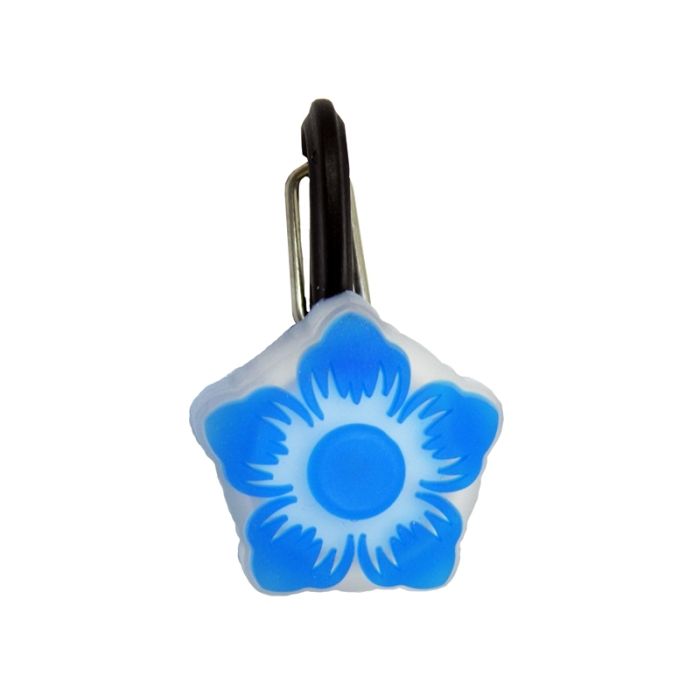 Nite Ize ClipLit Designs LED Carabiner Flashlight - Blue Wild Flower/White LED (NCLS02-03-03FL)