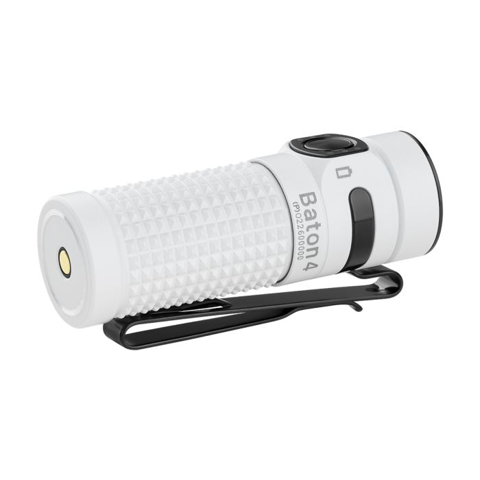 Olight Baton 4 Premium Edition 懐中電灯 ホワイト Olight Baton 4 Flashlight Kit - White