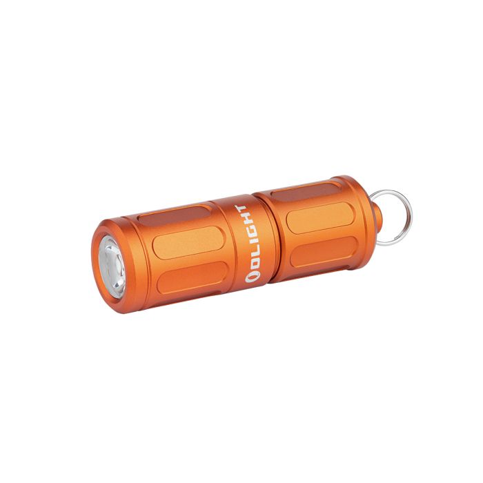 Olight I1R 2 Pro EOS Keychain Twist USB-C Rechargeable Flashlight - Chip Scale LED - 180 Lumens - Uses Built-In Battery Pack - Capsule Orange