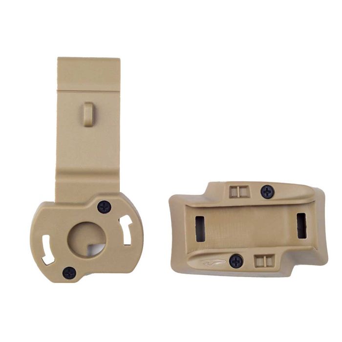 Princeton Tec Above the Rail helmet Mount - Tan