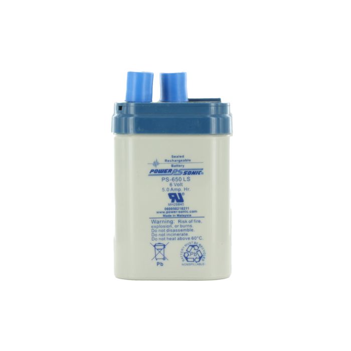 Powersonic PS-650L SLA Battery 6-Volt 5-AH SP Terminal
