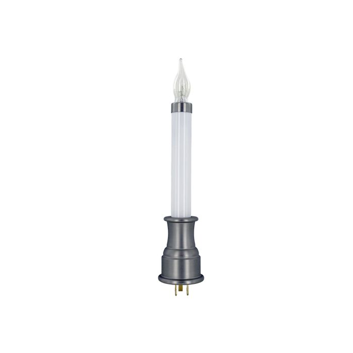 Sillites 7.5in Window Candle - Brushed Nickel