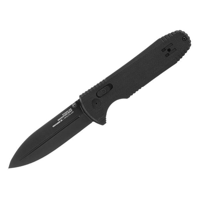 SOG Pentagon XR Mk3 Folding Knife - Blackout - Presentation Box