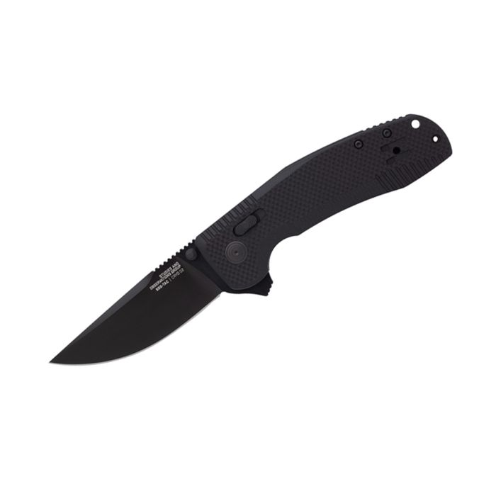 SOG SOG-TAC XR Folding Knife - Peg Box - Blackout