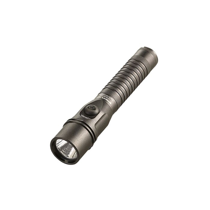 Streamlight Strion DS Dual-Switch Rechargeable LED Flashlight with 120V AC/DC Charger, 2 Holders - 375 Lumens - Includes Li-ion Battery (74412)
