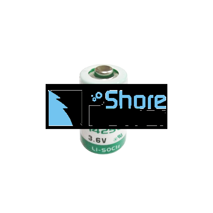 Saft LS-14250-BA 1/2 AA 1100mAh 3.6V (LiSOCI2) Button Top Battery - Bulk