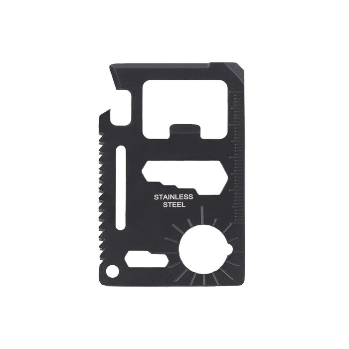Titanium Innovations 11 in 1 Survival Tool Card - Black