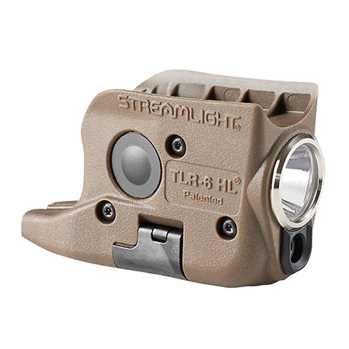 Streamlight TLR-6 HL - Red Laser - Glock 42 43  Mount - Flat Earth Dark Brown